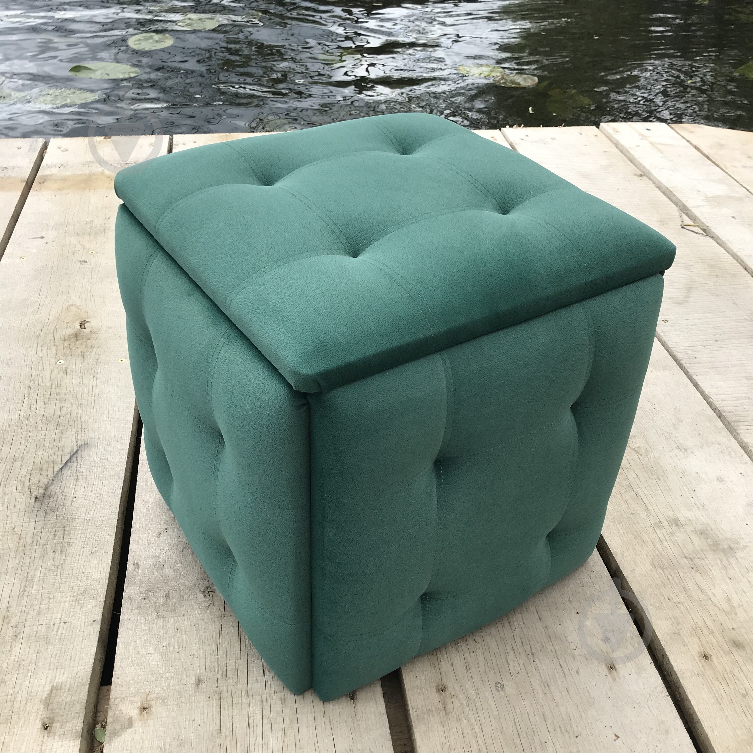 Пуф-трансформер 5 в 1 480х480 мм зеленый (606) - фото 2 Пуф-трансформер 5 в 1 480х480 мм зеленый (606) - фото 2