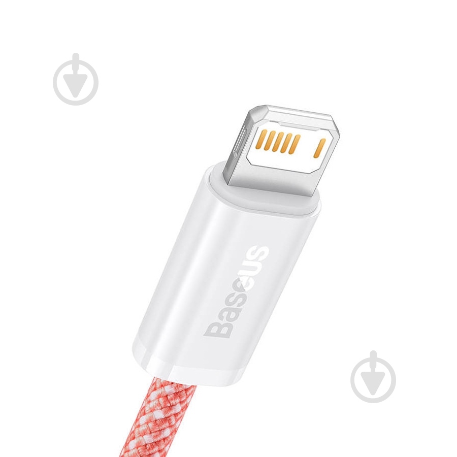 Кабель BASEUS Dynamic Series Fast Charging Data Cable USB to iP 2.4 A 2 м оранжевый (CALD000507) - фото 3