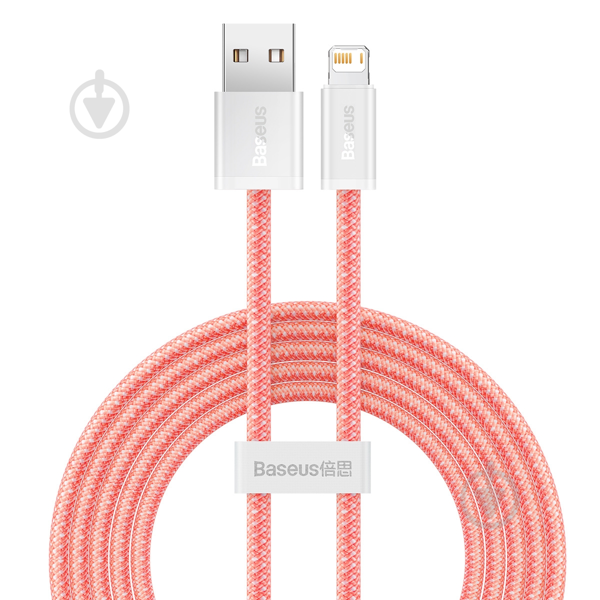 Кабель BASEUS Dynamic Series Fast Charging Data Cable USB to iP 2.4 A 2 м оранжевый (CALD000507) - фото 1