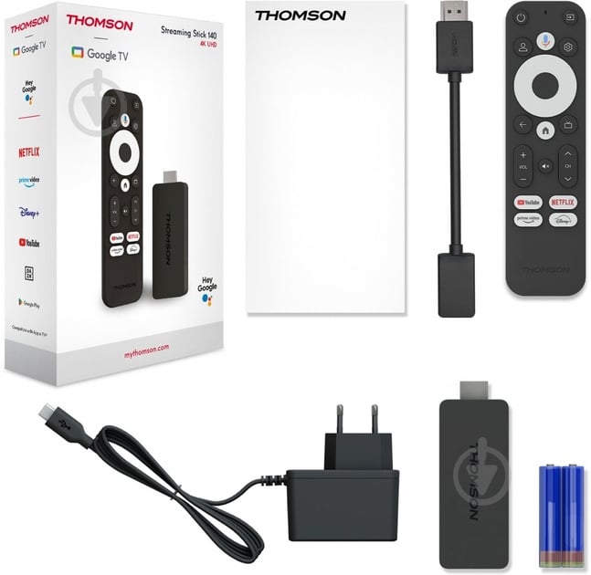 Медиаплеер Thomson Streaming Stick 4K UHD - фото 3