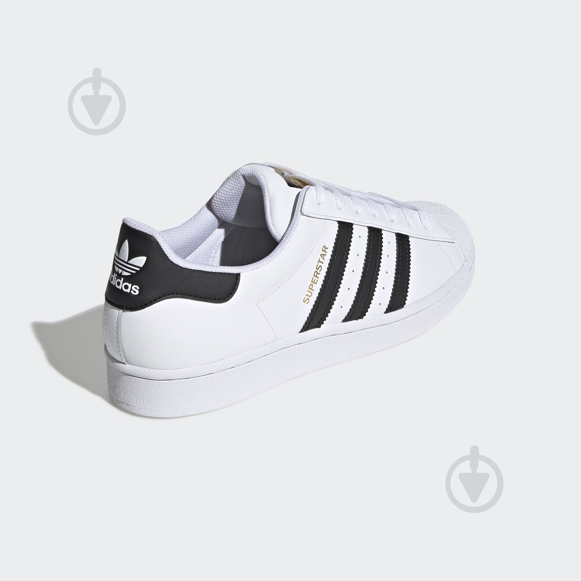 Кроссовки мужские демисезонные Adidas SUPERSTAR EG4958 р.39 1/3 белые - фото 5