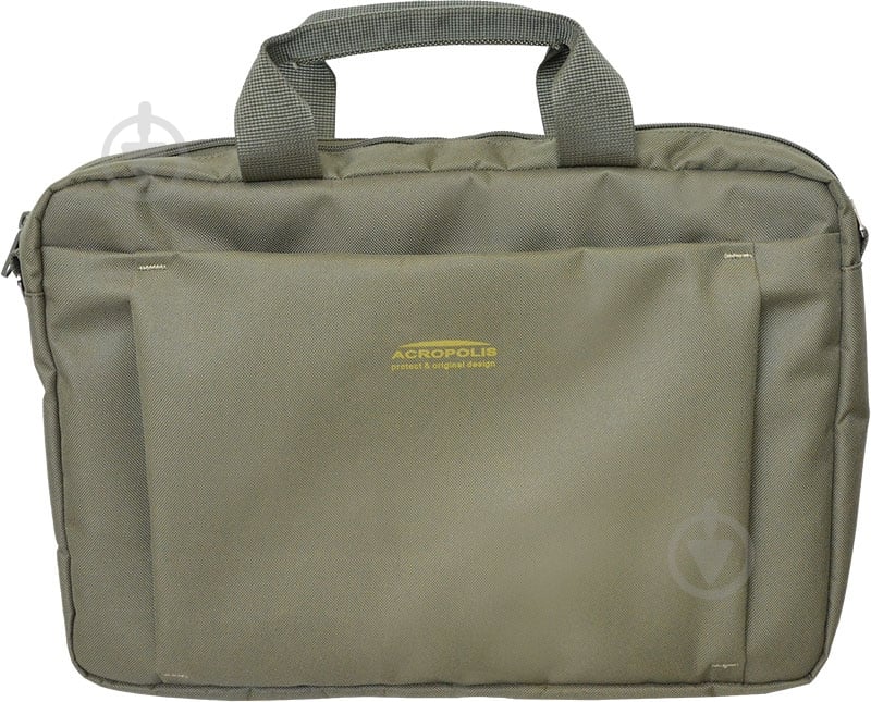 Сумка для ноутбука Акрополіс 15.6" olive green (НБ-2/15о) - фото 1 Сумка для ноутбука Акрополіс 15.6" olive green (НБ-2/15о) - фото 1