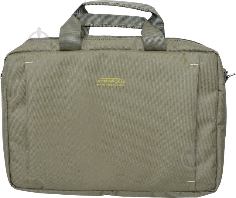 Сумка для ноутбука Акрополіс 15.6" olive green (НБ-2/15о) - фото 2 Сумка для ноутбука Акрополіс 15.6" olive green (НБ-2/15о) - фото 2