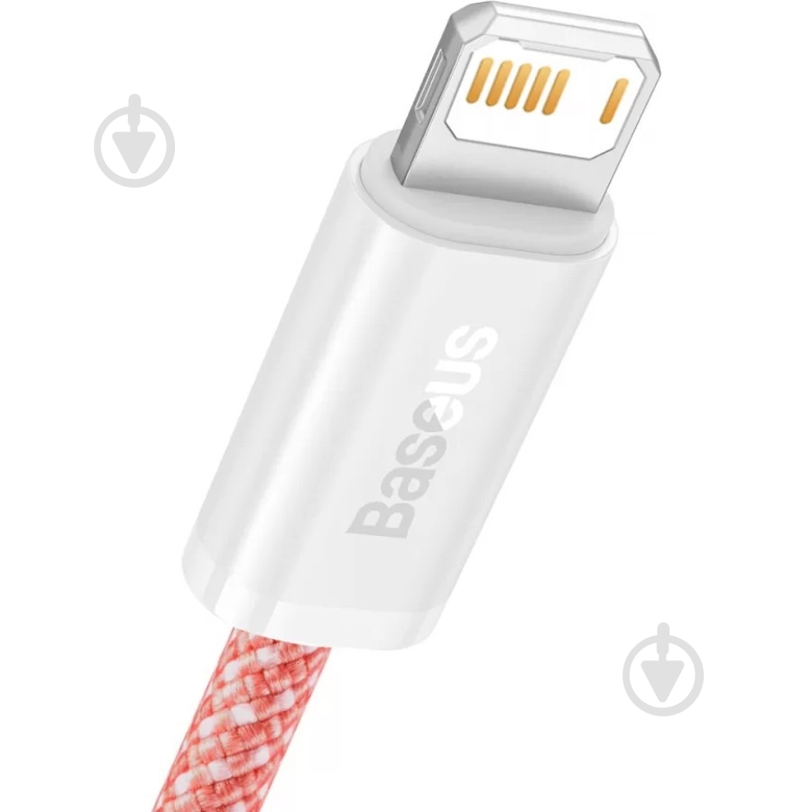 Кабель BASEUS Dynamic Series Fast Charging Data Cable USB to iP 2.4 A 1 м оранжевый (CALD000407) - фото 2