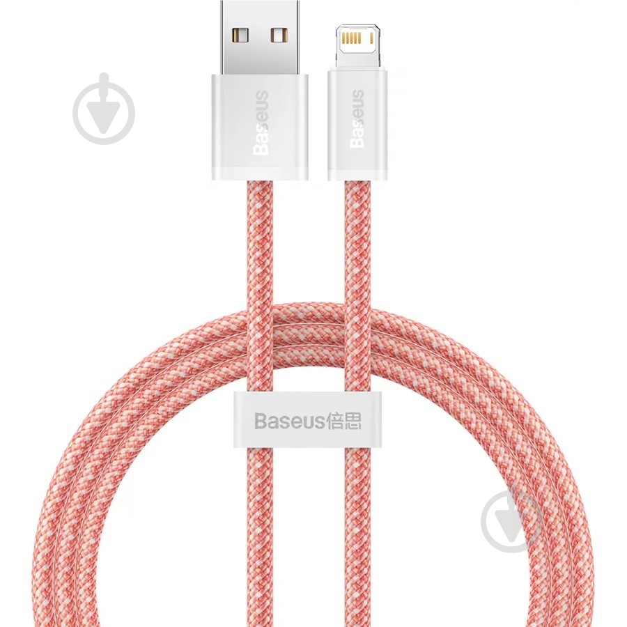Кабель BASEUS Dynamic Series Fast Charging Data Cable USB to iP 2.4 A 1 м оранжевый (CALD000407) - фото 1