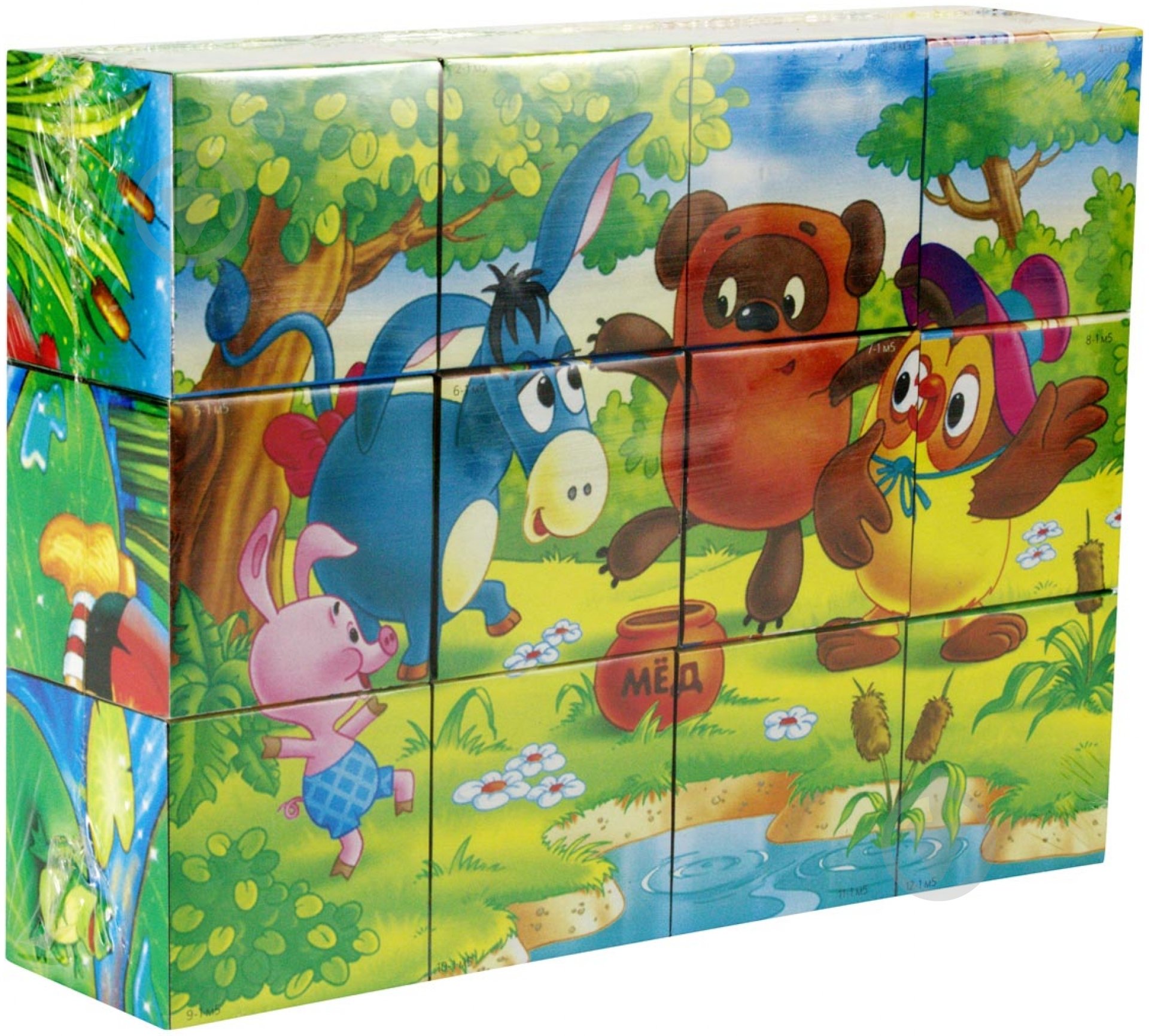 Кубики Родные мультики 12 шт. - фото 1 Кубики Родные мультики 12 шт. - фото 1