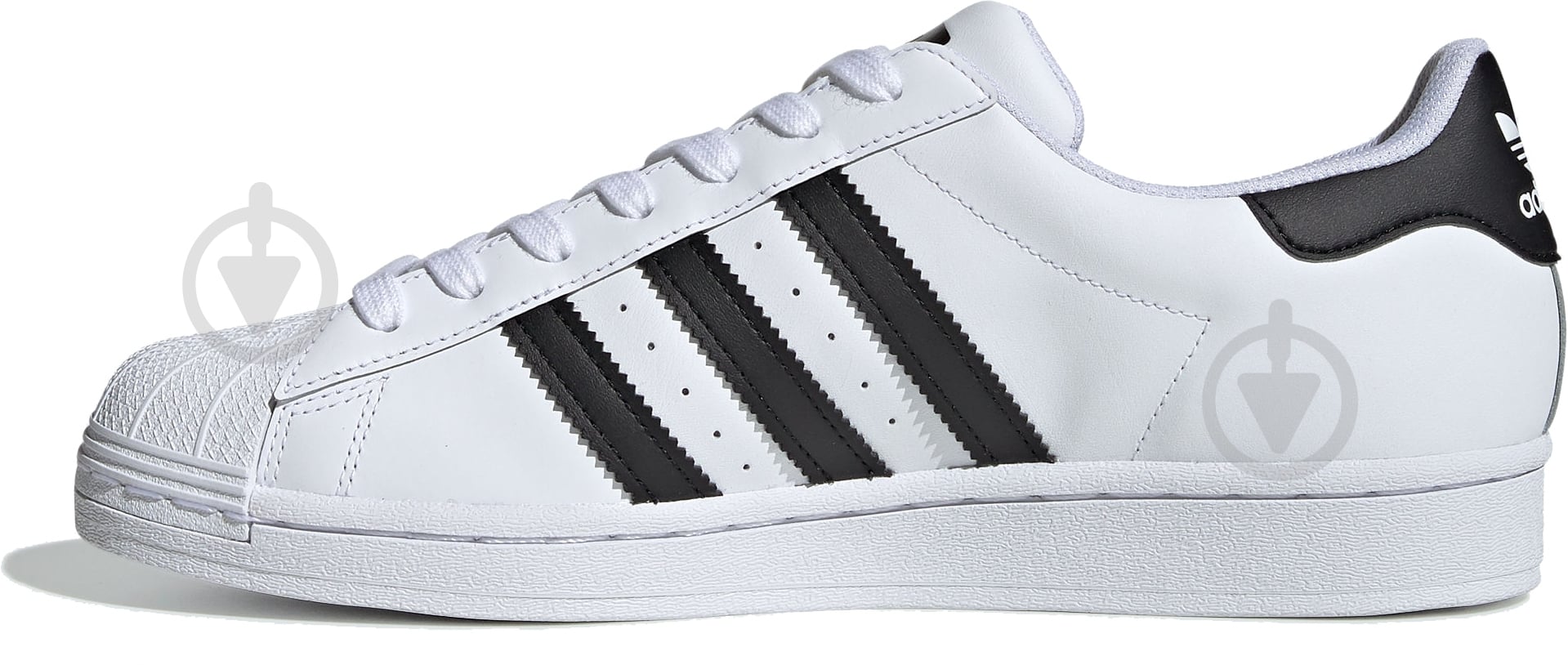 Кроссовки мужские демисезонные Adidas SUPERSTAR EG4958 р.43 1/3 белые - фото 3