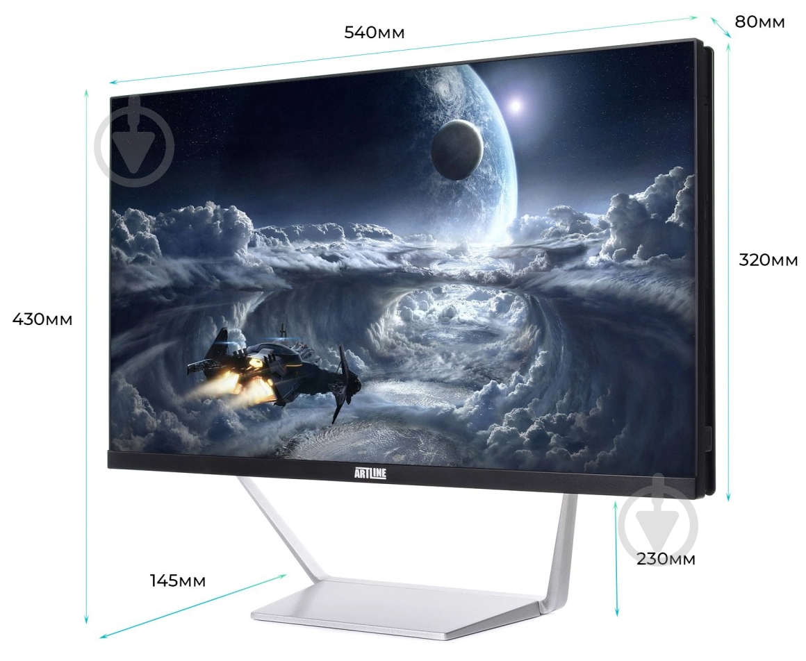Моноблок Artline Business M65 23,8 (M65v21Win) black/silver - фото 8 Моноблок Artline Business M65 23,8 (M65v21Win) black/silver - фото 8