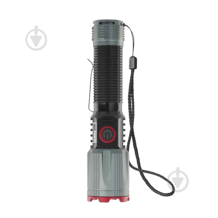 Ліхтар акумуляторний Emos Li-Ion 2200 mAh метал фокус 1200 Lm чорний P3121 - фото 4