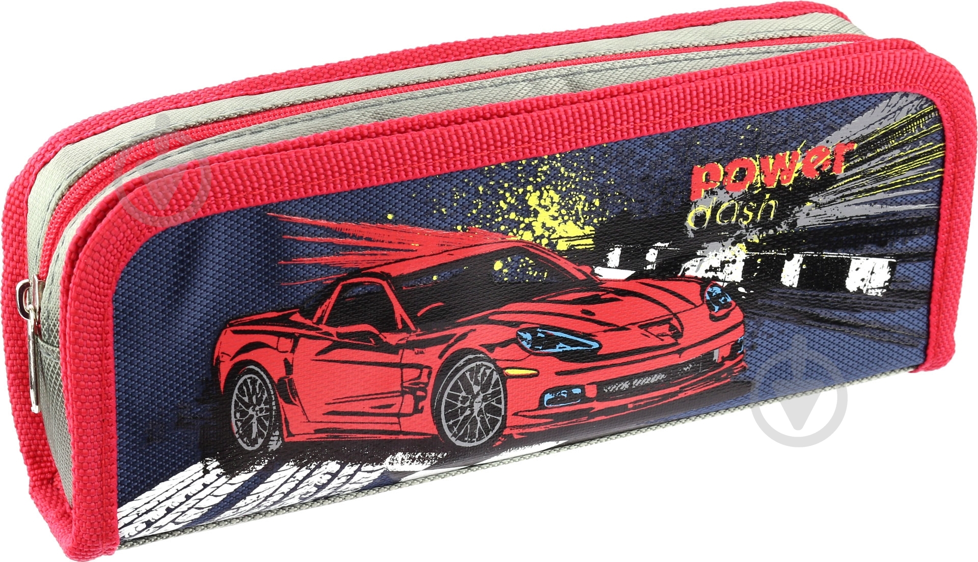 Пенал школьный Power Dash Olli красный - фото 1