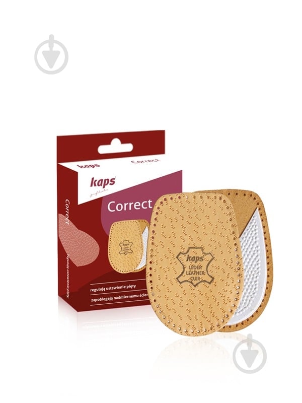 Вставка для пяток Correct Kaps р.35-37 коричневый - фото 1
