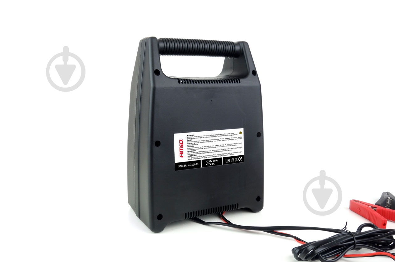 Автомобильное зарядное устройство AMiO SBC-8A 12V 8 А 90 А/год (2086) - фото 3 Автомобильное зарядное устройство AMiO SBC-8A 12V 8 А 90 А/год (2086) - фото 3