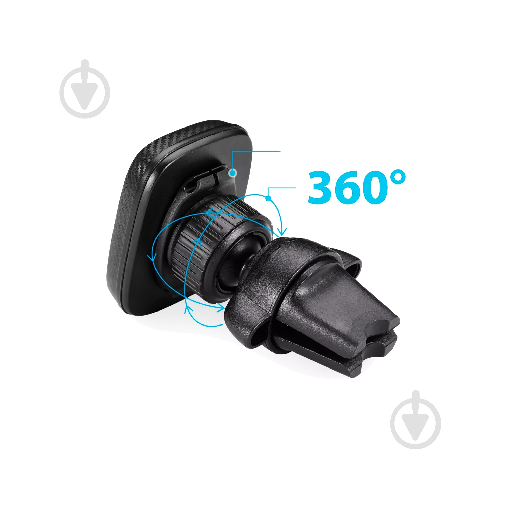 Держатель для смартфона Grand-X MT-01 черный - фото 2 Держатель для смартфона Grand-X MT-01 черный - фото 2