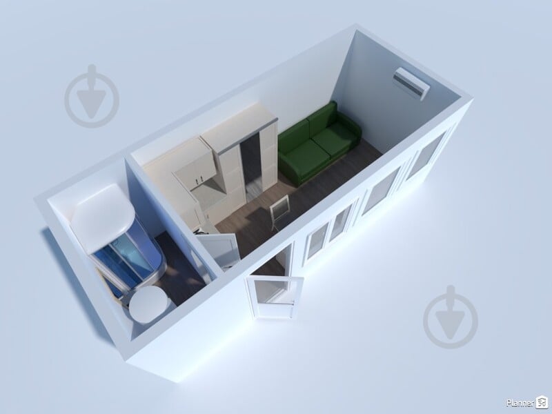 Модульный дом ЄВРО Кабіна 277х637х292 см - фото 4