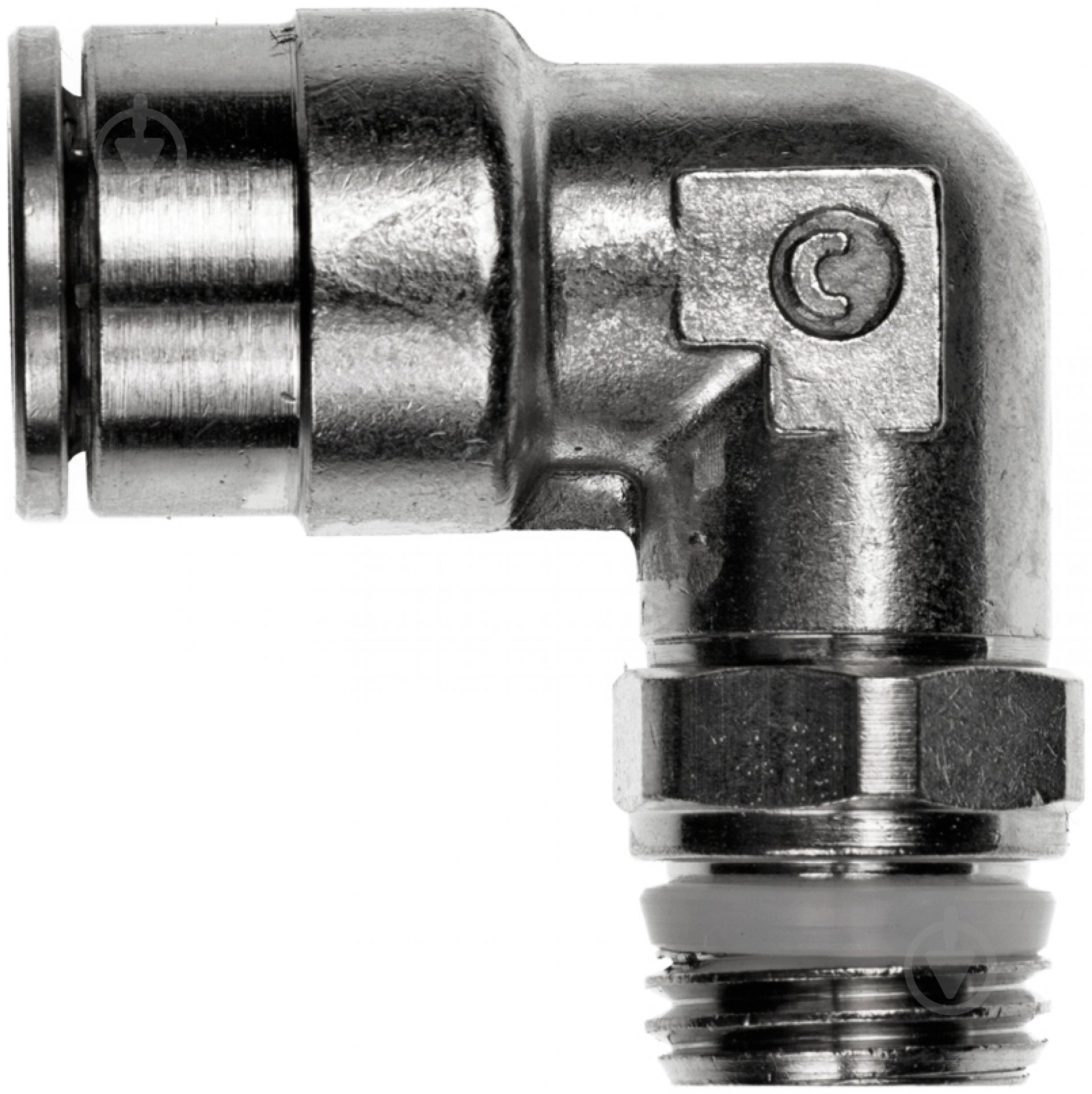 Фитинг-переходник CAMOZZI S6520 1/4 " угловой 10 мм - фото 1 Фитинг-переходник CAMOZZI S6520 1/4 " угловой 10 мм - фото 1