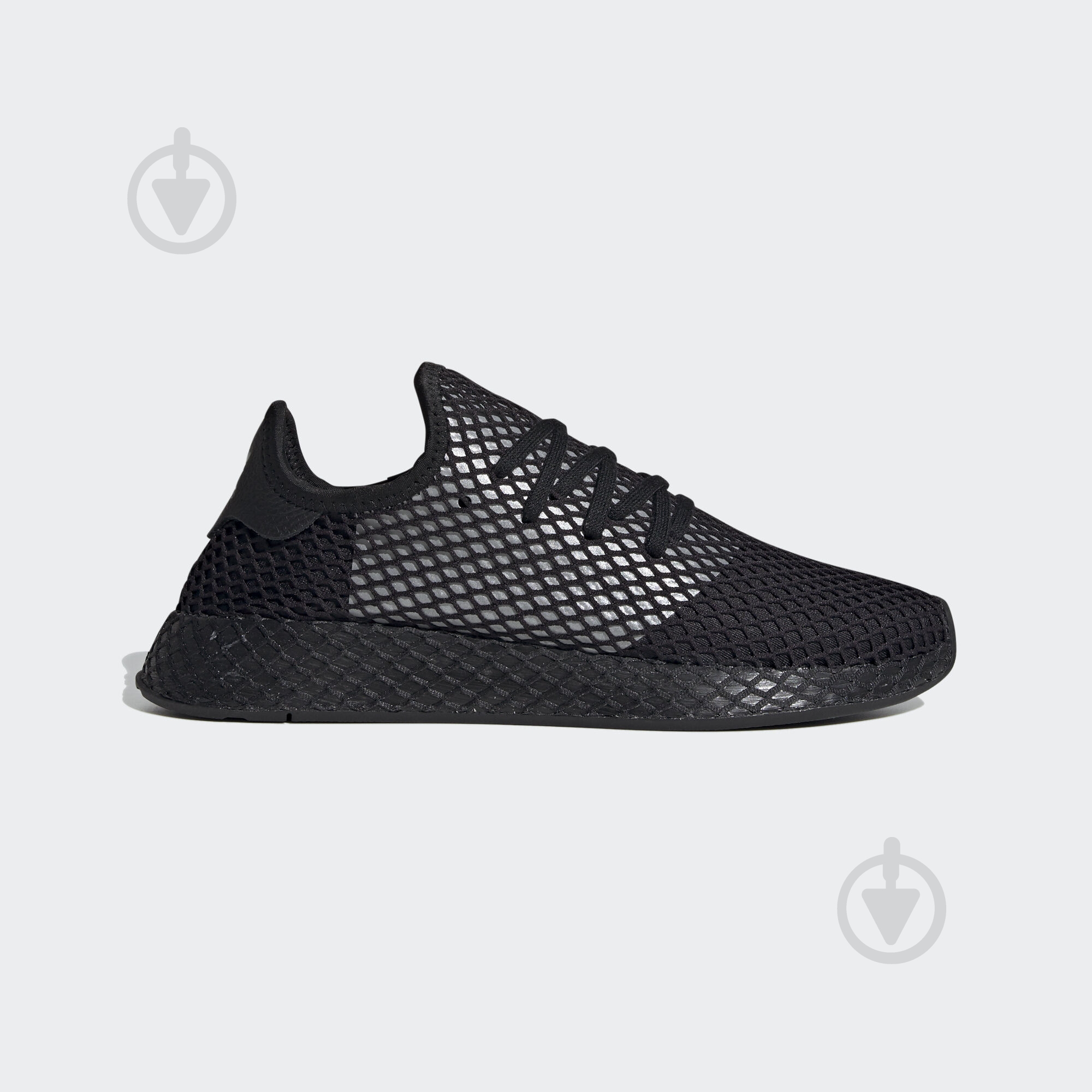 Кроссовки мужские демисезонные Adidas DEERUPT RUNNER EG5355 р.44 2/3 черные - фото 1