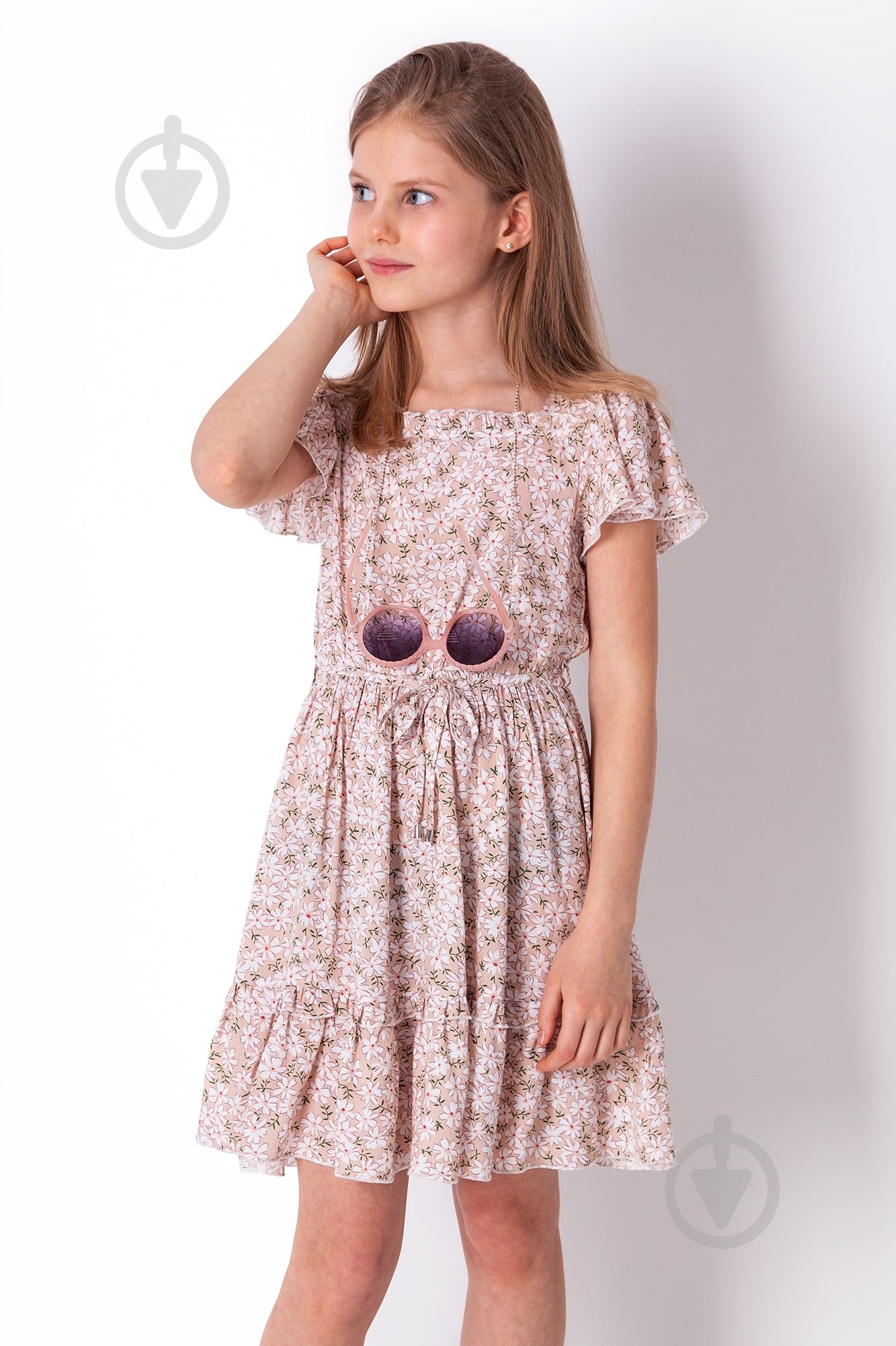 Платье Україна 4245 р.116 бежевый с рисунком - фото 1