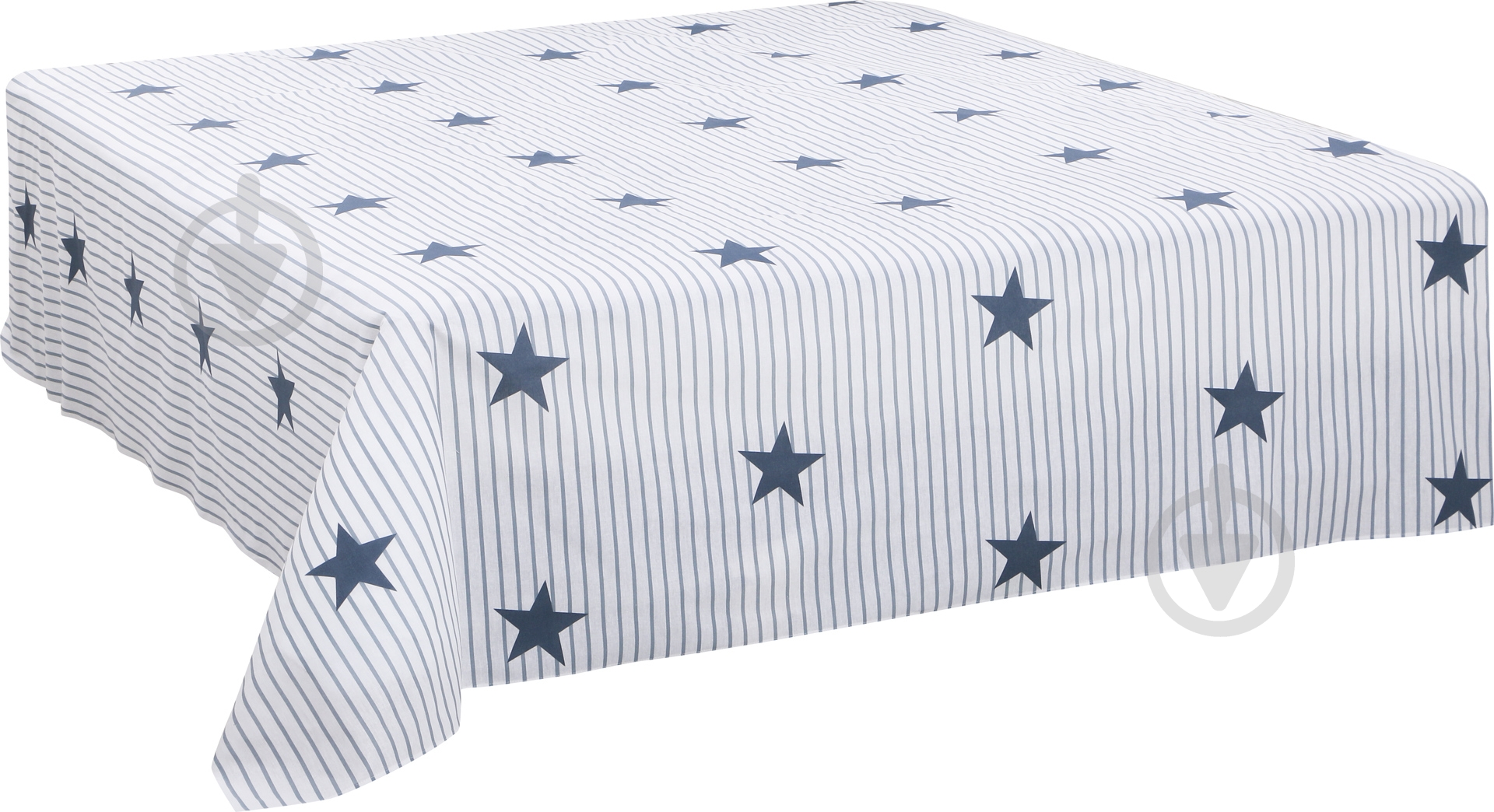 Простынь Stars 160x220 см белыйсеро-синий UP! (Underprice) - фото 1 Простынь Stars 160x220 см белыйсеро-синий UP! (Underprice) - фото 1