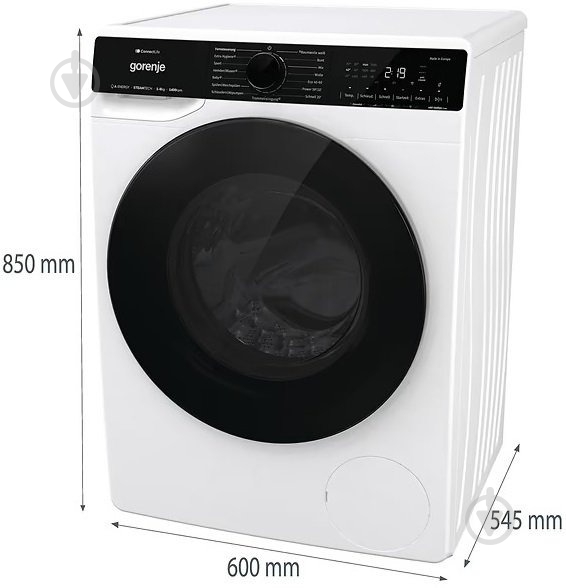 Пральна машина Gorenje WPNA84ATSWIFI3 - фото 7