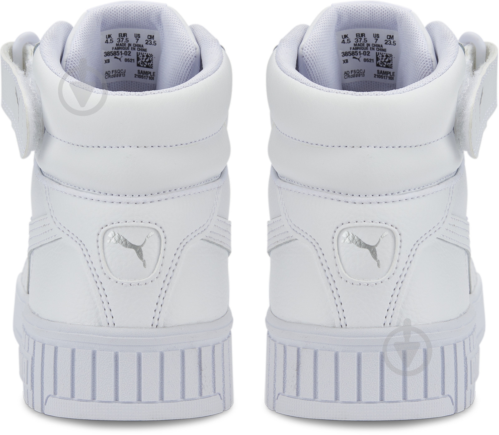 Кросівки жіночі демісезонні Puma CARINA 2.0 MID 38585102 р.38 білі - фото 5