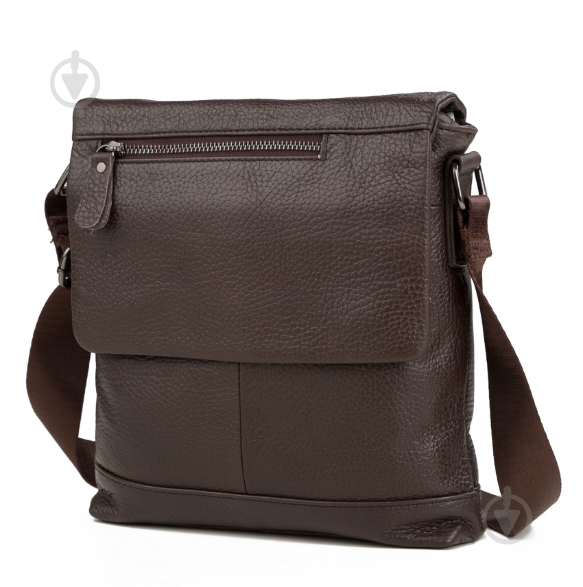 Сумка через плече Tiding Bag M38-8146C коричневий - фото 1 Сумка через плече Tiding Bag M38-8146C коричневий - фото 1