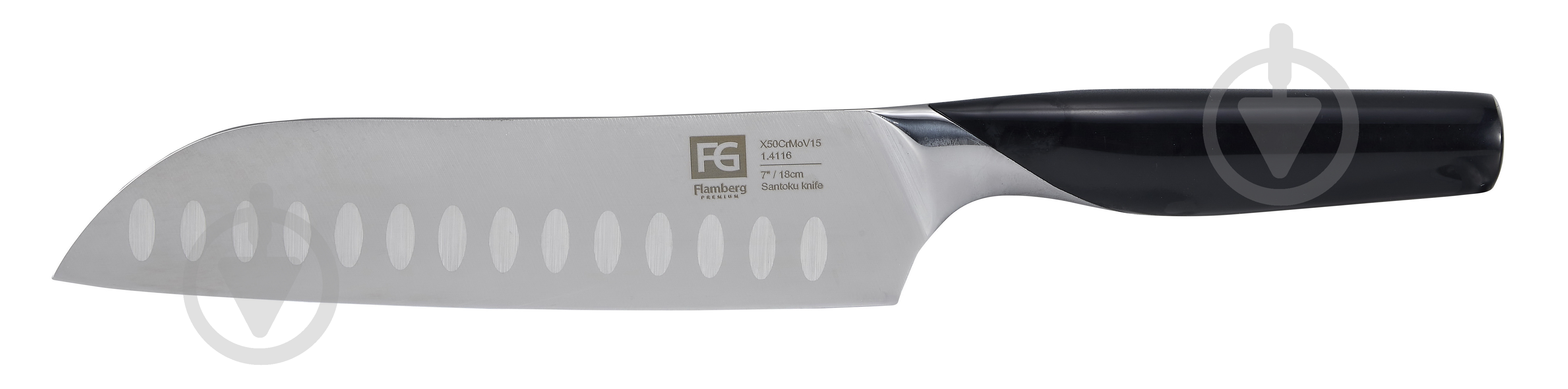 Ніж сантоку Flamberg Premium Prime 17,7 см B207-3 - фото 1