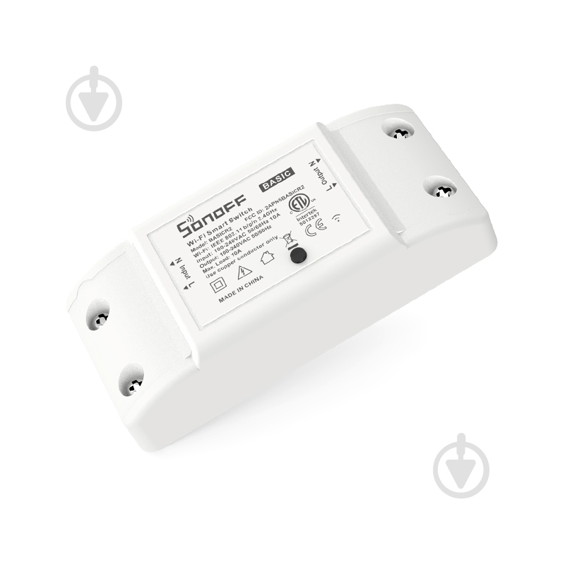 Умное реле-переключатель SONOFF Basic 2200W белый - фото 1 Умное реле-переключатель SONOFF Basic 2200W белый - фото 1