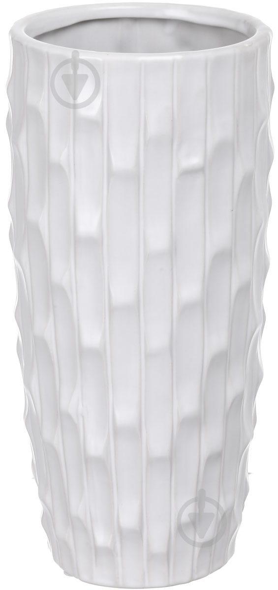 Ваза керамическая Luna Эля 13x28 см 28 см белая PS32821 - фото 1 Ваза керамическая Luna Эля 13x28 см 28 см белая PS32821 - фото 1