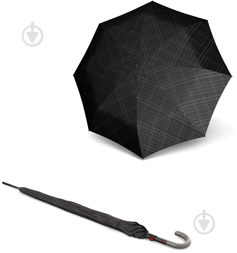 Зонт Knirps T.703 Stick Automatic Black Kn9637031000 - фото 1