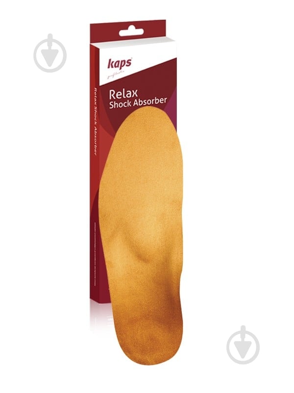 Стельки для стоп Relax Shock Absorber Kaps р.38 коричневый - фото 1