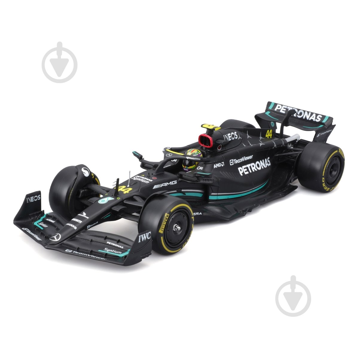 Автоконструктор Bburago 1:24 Mercedes-AMG F1 W14 Performance (#44) 18-28510 - фото 1