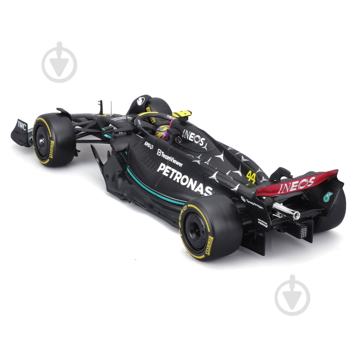 Автоконструктор Bburago 1:24 Mercedes-AMG F1 W14 Performance (#44) 18-28510 - фото 3