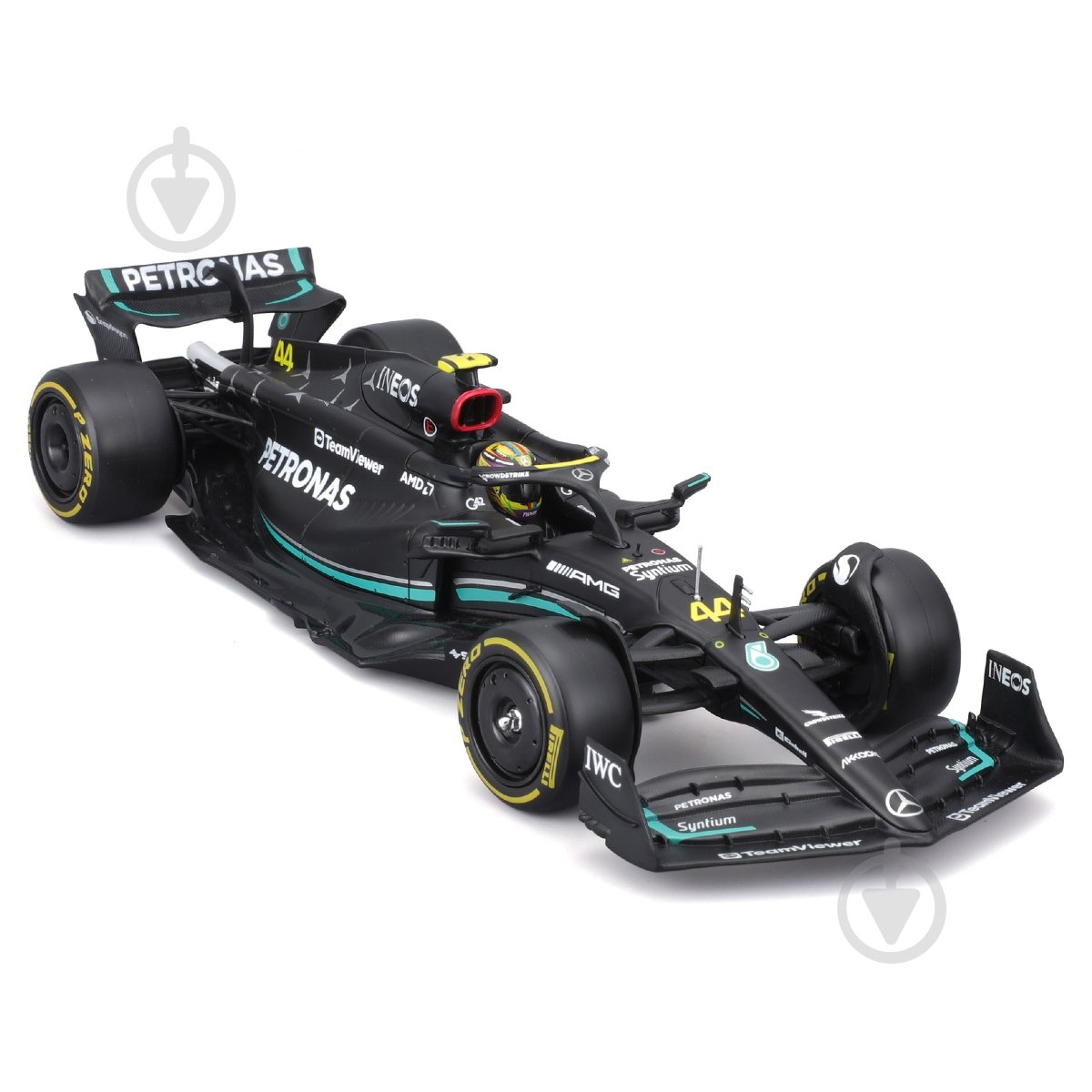 Автоконструктор Bburago 1:24 Mercedes-AMG F1 W14 Performance (#44) 18-28510 - фото 2