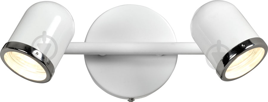 Accento lighting ALIN-Amelie-1 2x50 Вт GU10 хром/білий - фото 1
