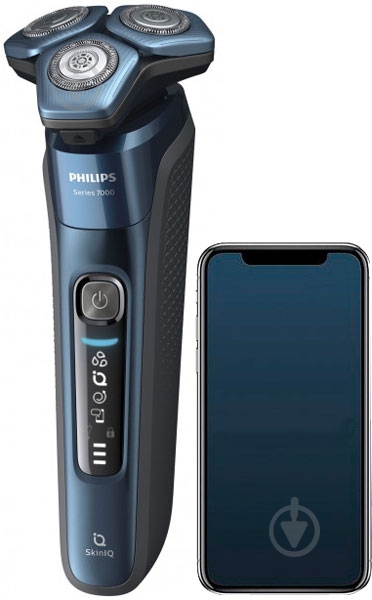 Электробритва Philips Shaver series 7000 S7786/55 синий - фото 1