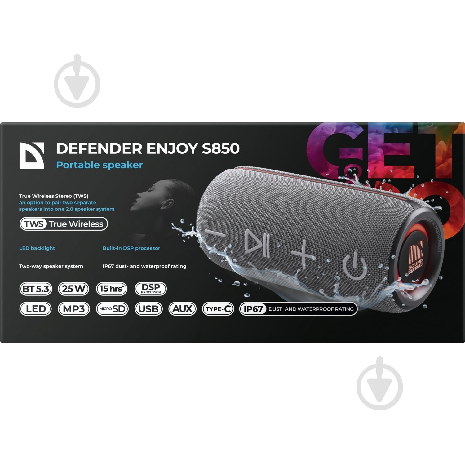 Акустическая система Defender Enjoy S850 1.0 grey (65851) - фото 8