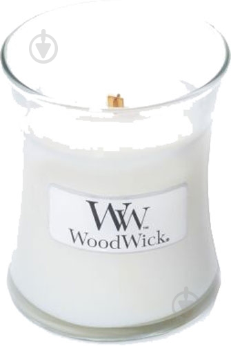 Свеча ароматическая Woodwick Mini White Tea & Jasmine 85г - фото 3