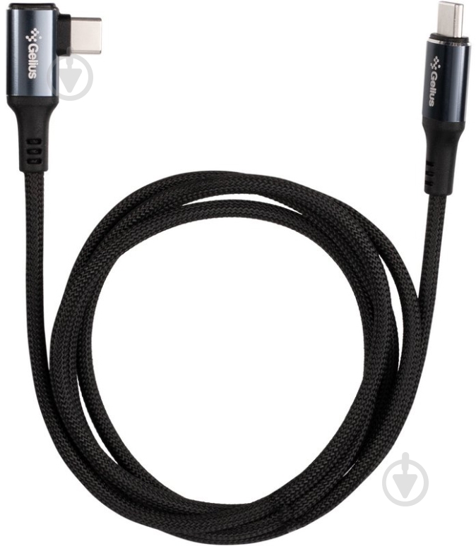 Кабель Gelius Corner GP-UCN011 Type-C to Type-C 1,2 м черный (00000099751) - фото 4