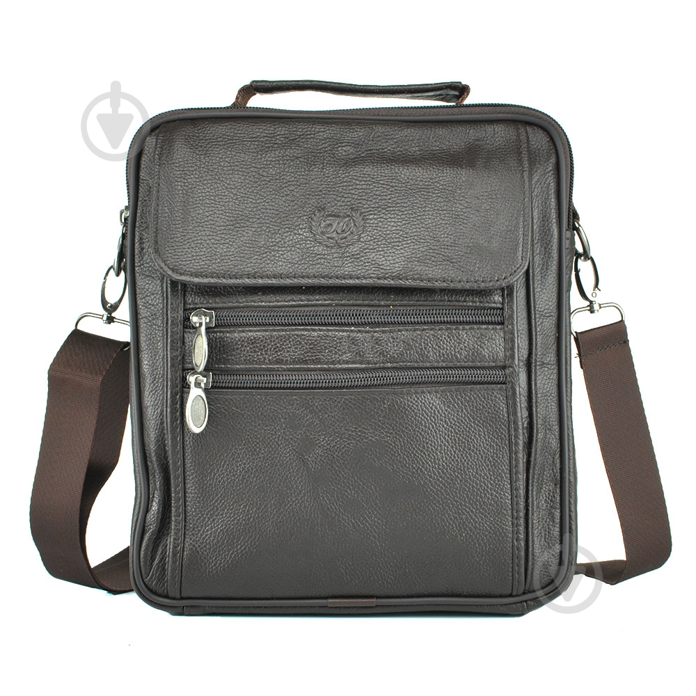 Сумка-мессенджер мужская HD Leather NM24-109C коричневый - фото 1