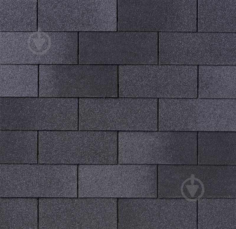 Бітумна черепиця IKO Superglass 3Т Dual Black (52) 3,0 кв.м - фото 1
