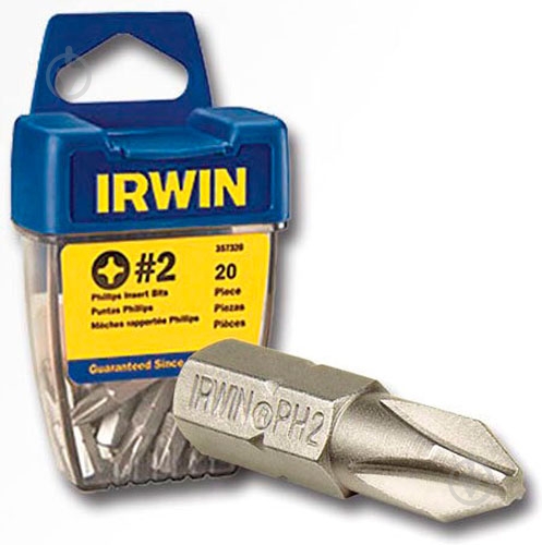 Набор бит Irwin INSERT BIT 1/4"/25MM 10 шт. - фото 2