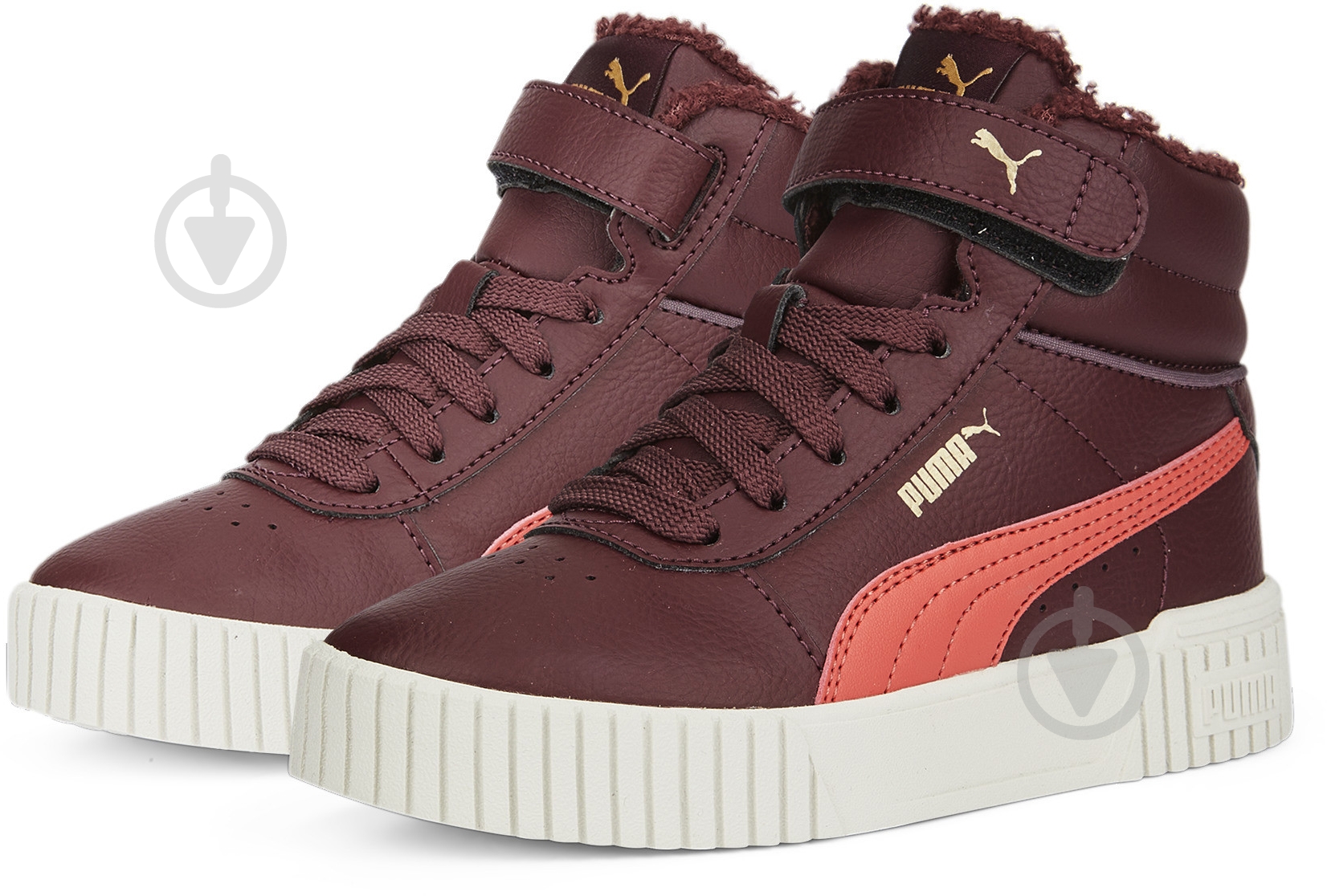 Ботинки Puma CARINA 2.0 MID WTR PS 38738202 р.34,5 бордовый - фото 3