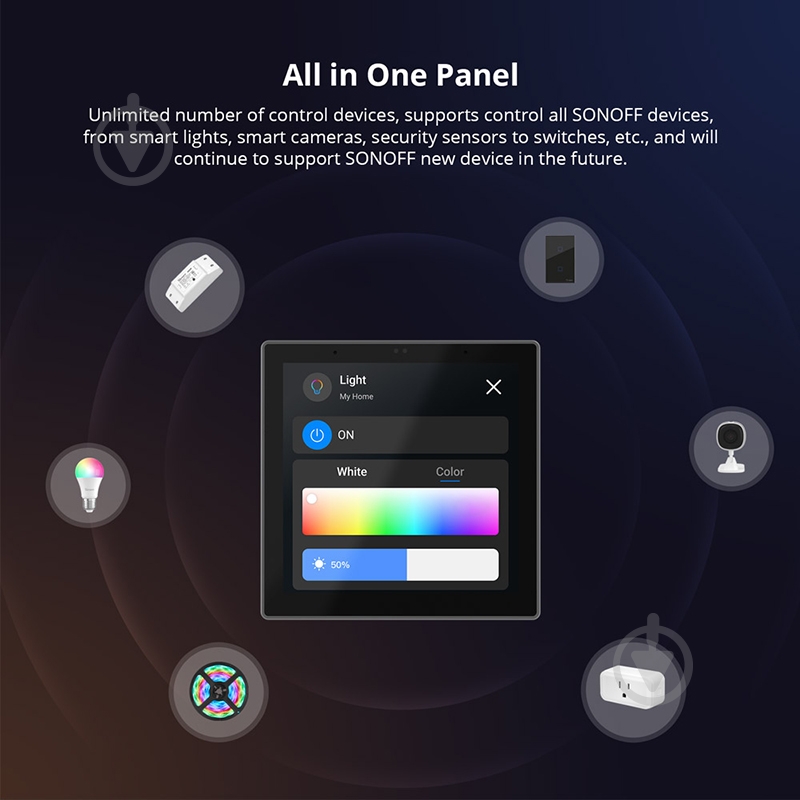 Панель управления Sonoff NSPanel черный - фото 9 Панель управления Sonoff NSPanel черный - фото 9