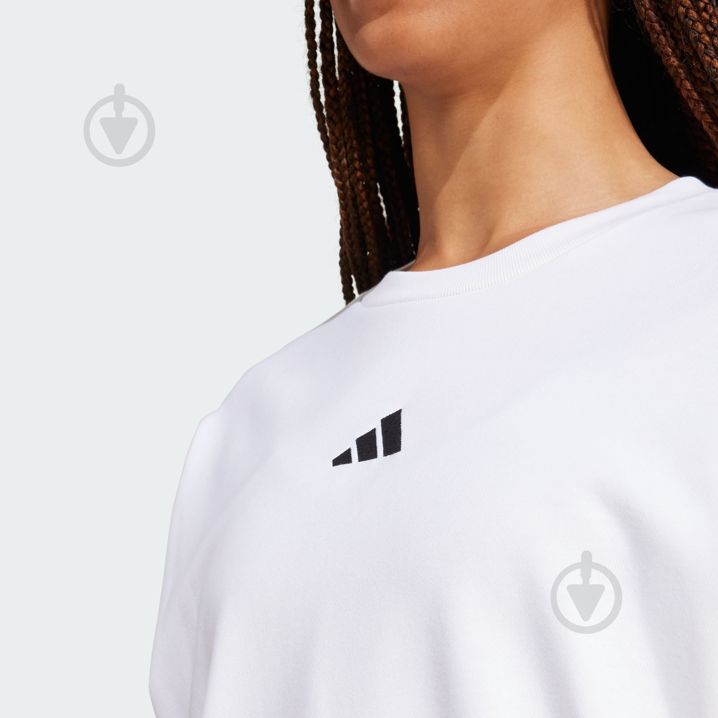 Світшот Adidas W 3S FT SWT JD5285 р.XS білий - фото 3