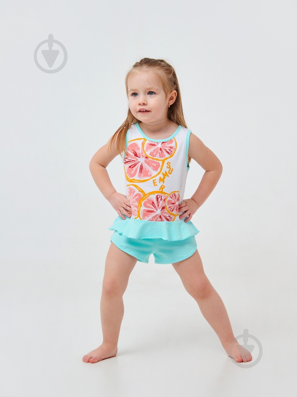 Пижама детская для девочек Smil р.92 белый - фото 4