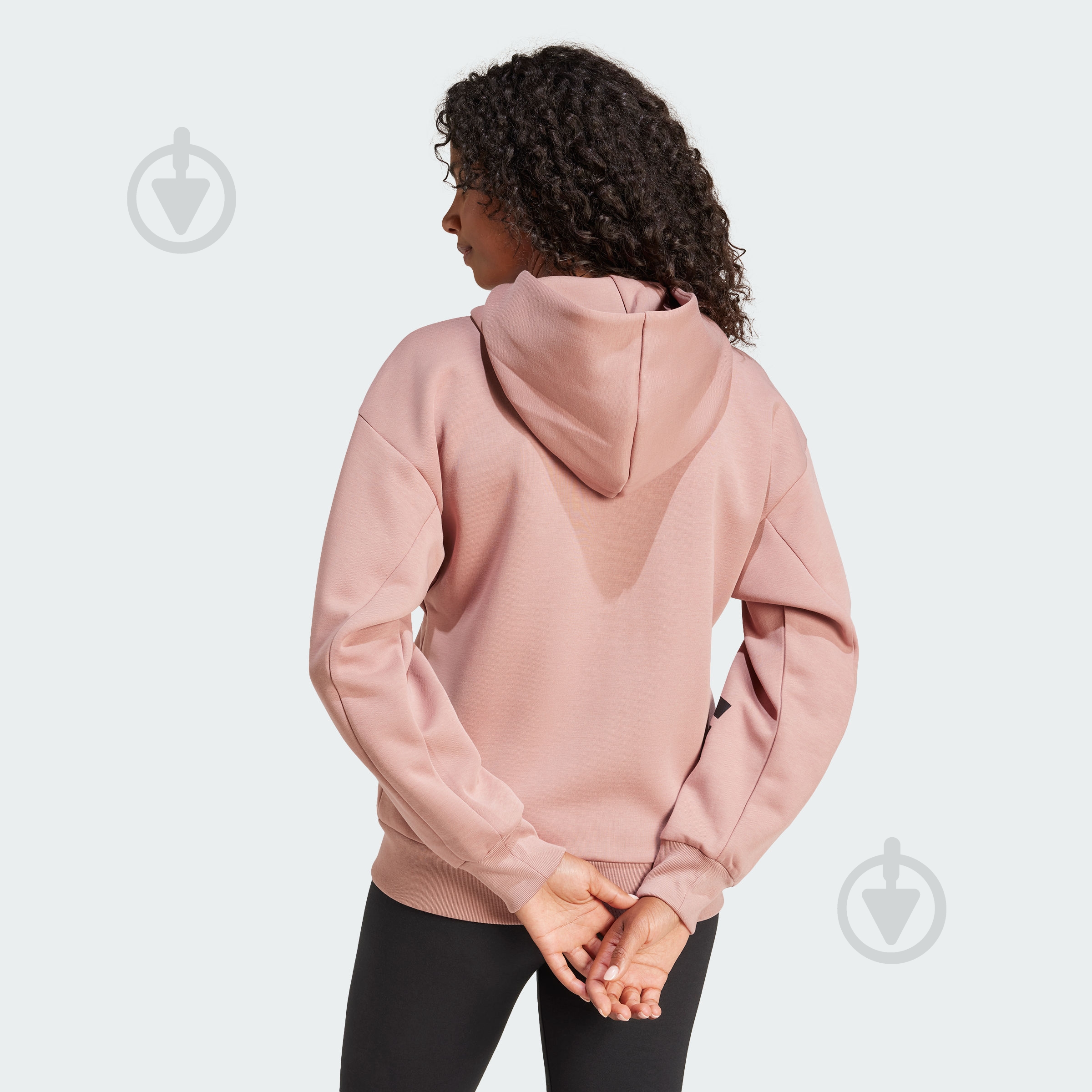 Джемпер Adidas W FI 3S FZ HD JE0177 р.XS коричневий - фото 2