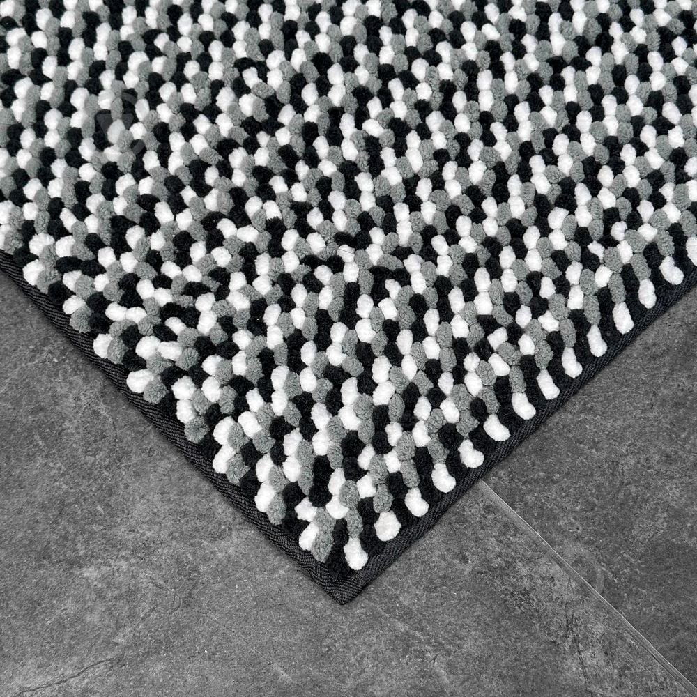 Килимок для туалету Dariana Мелоді 55x50 см темно-сірий - фото 2