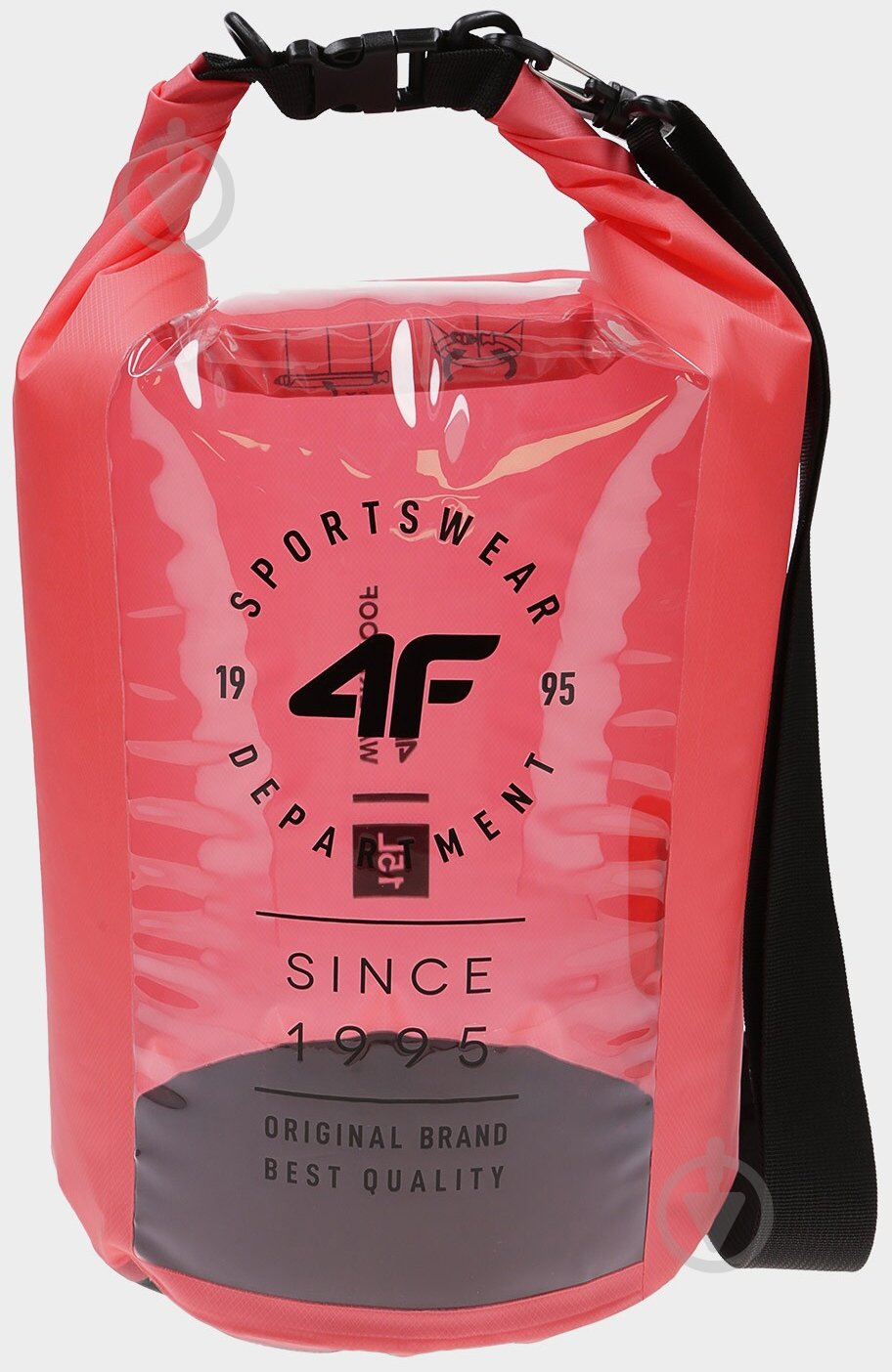 Гермомешок 4F D4L21-TPL202-63N 15 л коралловый - фото 2