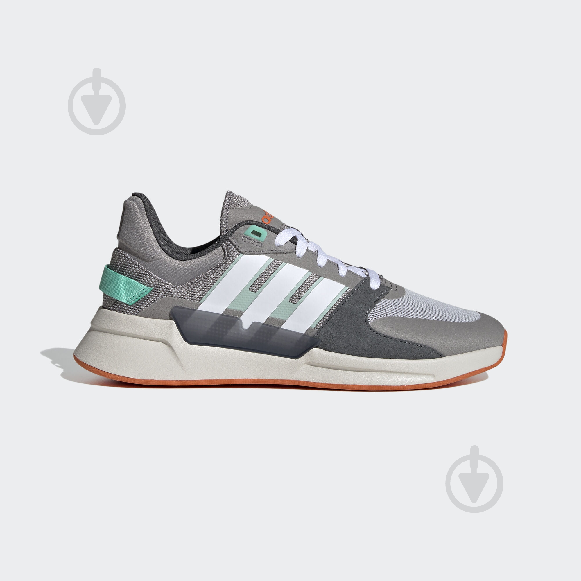 Кросівки чоловічі демісезонні Adidas RUN90S EG8655 р.43 1/3 сірі - фото 1