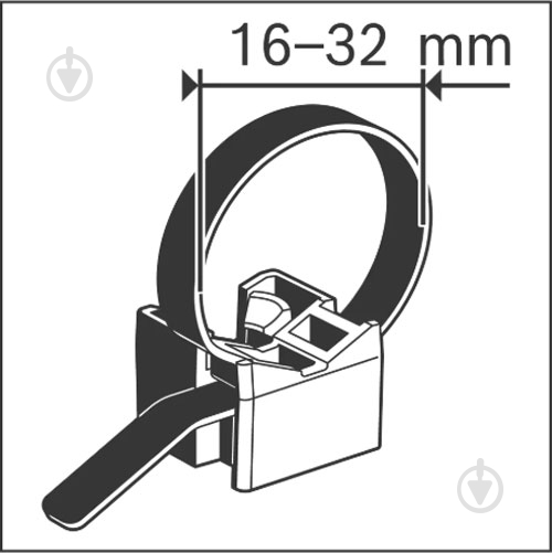 Стяжка кабельная Bosch Professional Cable tie PRO EPT 16-32 белый - фото 4